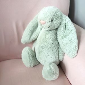 Bashful bunny Jelly cat in colour mint green medium size